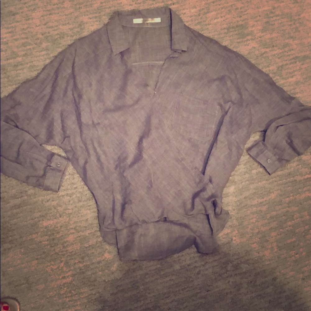 Gray Blouse